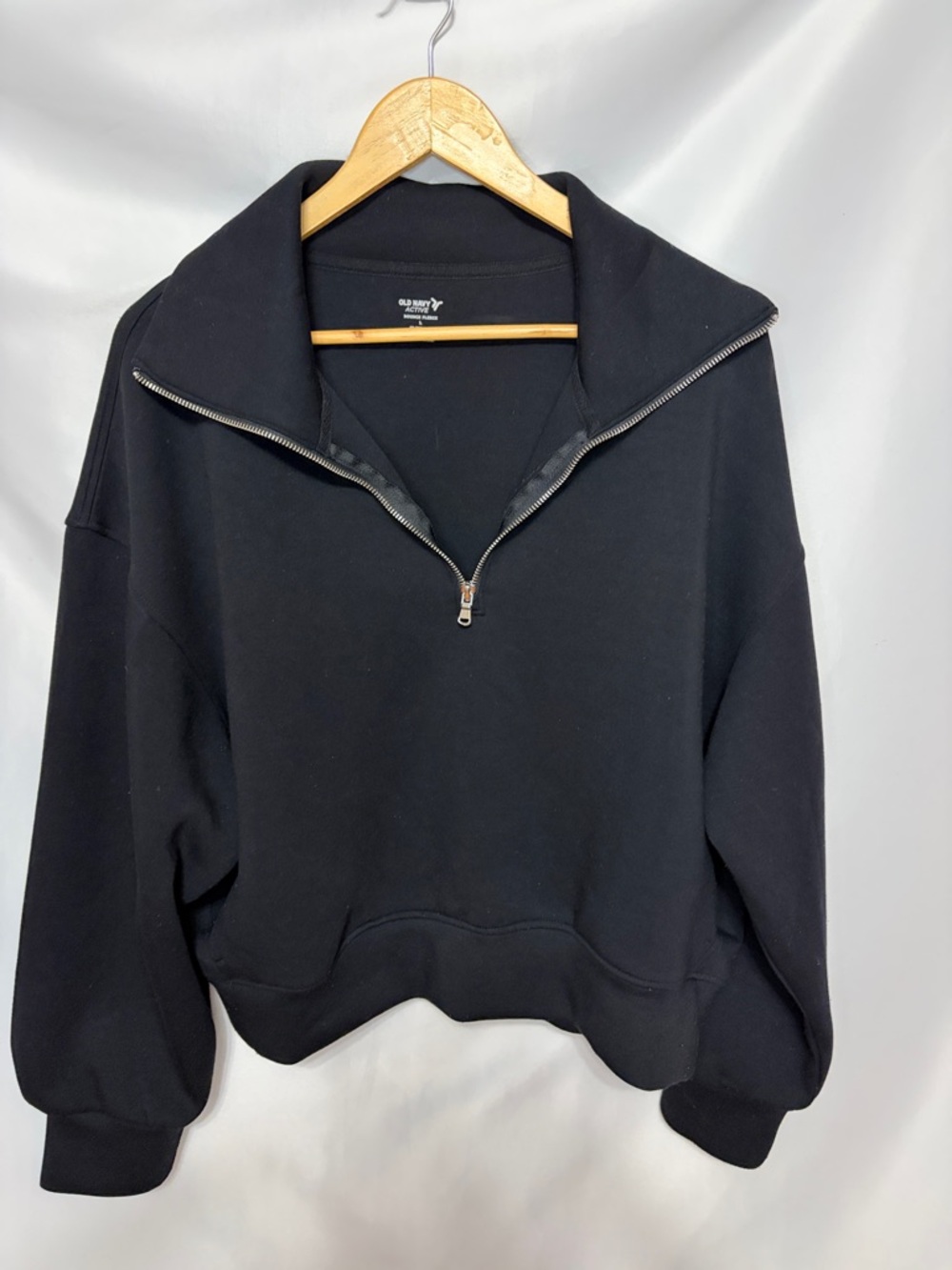 Old Navy Bounce Fleece 3/4 Zip Womens size L